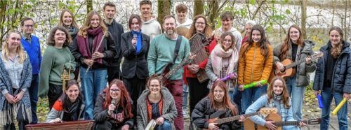 Die Musiker der FOS/BOS Wasserburg freuen sich schon auf möglichst viele Besucher. Foto Dietrich/FOS/BOS