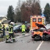 Verhängnisvoller Frontalzusammenstoß