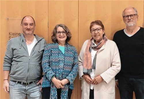 Die wiedergewählte Vorstandschaft: (von links) Thomas Frank, Regina Georg, Dr. Beate Burkl, Dr. Wolfgang Schittenhelm, nicht auf dem Bild Andrea Michael.Foto re