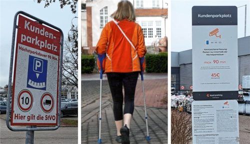Eine Bad Aiblingerin ist entsetzt über die Parkstrafe, die sie wegen acht Minuten bezahlen muss (Mitte Symbolfoto). Fotos Hadersbeck/Kumm(dpa)
