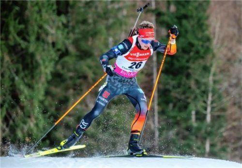 Elias Seidl hat im IBU-Junioren-Cup seinen ersten Sieg gefeiert. Foto Ernst Wukits