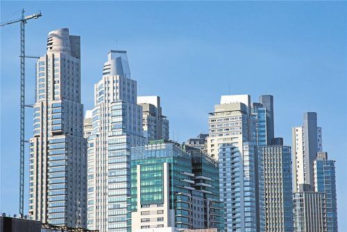Es geht wieder nach oben: Die weltweite Entwicklung auf dem Immobilienmarkt ist positiv. Foto elxeneize/Panthermedia