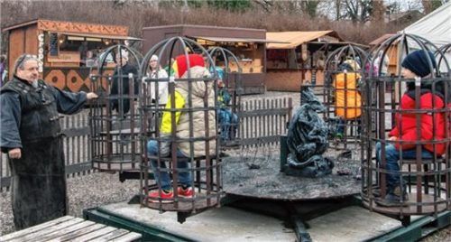 Etwas gewöhnungsbedürftig war dieses Karussell der besonderen Art.
