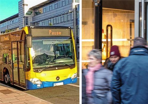 Geht es nach den Rosenheimer Grünen soll es am Sonntag einen Busverkehr geben – zumindest an einigen Tagen. Foto Martin Aerzbäck/Michael Reichel/dpa
