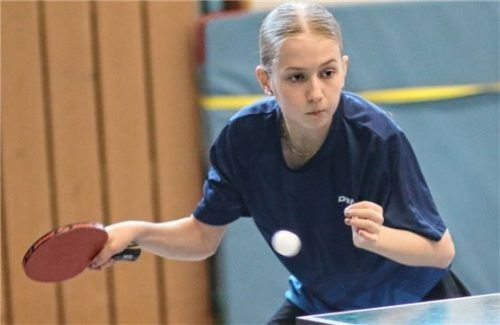 Johanna Lex vom ASV Eggstätt hinterließ in der Altersklasse 15 einen sehr guten Eindruck.Foto Gerhard Erlich
