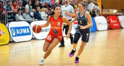 Letztlich war Berlin zu stark: Johanna Bielefeld und der TSV Wasserburg sind aus dem Pokal ausgeschieden.Foto Mühlhofer