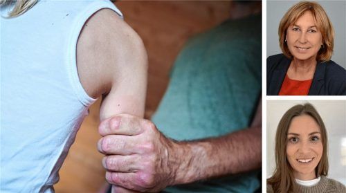 Mit welchen Problemen das Rosenheimer Frauenhaus zu kämpfen hat, verraten die Leiterin der Einrichtung, Marita Koralewski (oben), und Erzieherin Miriam Geiger. Fotos dpa/Riedl/privat