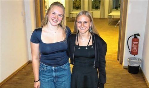 Nachwuchs-Hoffnungen Mina Heinritzi (links) und Lisa Lechner, Zweite und Dritte der Junioren-EM 2024.