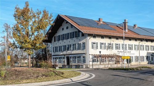 Neuer Betreiber gesucht: Die Pruttinger wünschen sich ein wiederbelebtes Wirtshaus und den Fortbestand der örtlichen Metzgerei in diesem Gebäude.Foto Thomae