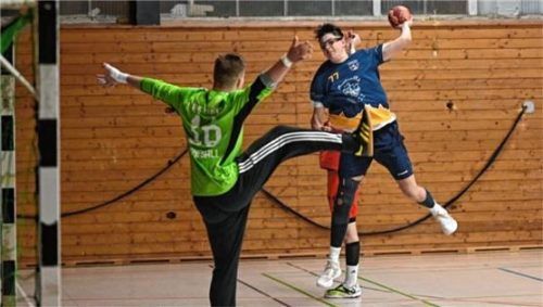 Patrick Lukac zeigte eine starke Leistung und erzielte acht Treffer.Foto Maximilian Bratke