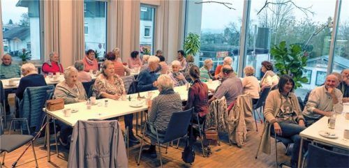 Sehr gut besucht war der zweite VdK-Senioren-Kaffee in der Kulturmühle. Foto Baumann