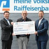 10000 Euro für den TSV 1860 Rosenheim