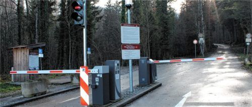 Weit über 20000 Einfahrten wurden heuer an der Schranke in Richtung „Oberes Jenbachtal“ gezählt. Foto strim