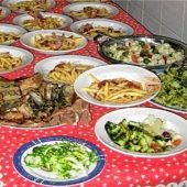 Vorfreude und leckere Nudeln