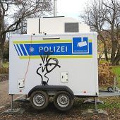 Graffiti auf Polizei-Kameras