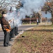 Das neue Jahr mit Salutschüssen begrüßt