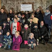 Klöpferlkinder sammeln für First Responder