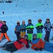 Strahlende Gesichter und jede Menge Schnee