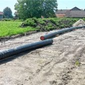 Neue Trinkwasserhauptleitung