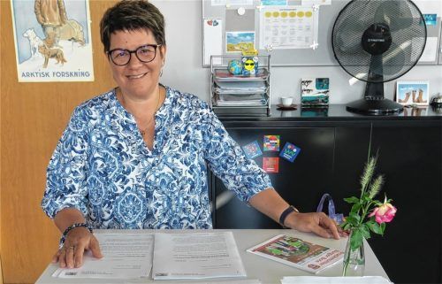 „An unserem Gymnasium ist das Schafkopf-Spiel immer wieder bei den Themen von Projekttagen dabei“, berichtet Oberstudiendirektorin Alexandra Eberhardt vom Gymnasium Bruckmühl. Fotos baumann