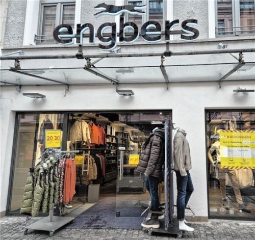 Das Herrenmodegeschäft „engbers“ schließt bereits am morgigen Samstag.