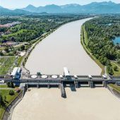 Fischwanderhilfe am Innkraftwerk