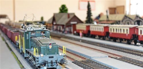 Die Faszination der Modelleisenbahn konnten Besucher der Modellbahnausstellung in Nußdorf pur erleben.Foto Steffenhagen