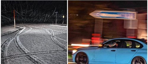 Die Hobby-Drifter beschäftigen die Polizisten aus der Region.Foto DPA