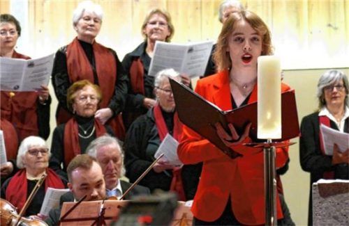 Die Sopranistin Aurelia Franke sang mit glockenreiner Stimme. Foto janka