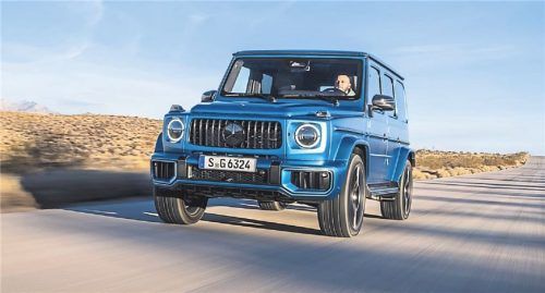 Die war schon immer so: Die G-Klasse von Mercedes-Benz hat sich in 45 Jahren Bauzeit kaum verändert. Foto Mercedes-Benz