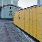 DHL-Packstation wartet auf Abnahme
