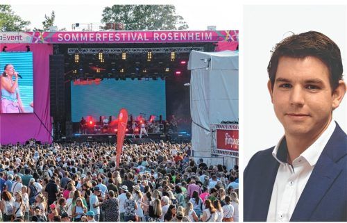 Florian Englert, Geschäftsführer der Rosenheim-Event GmbH, freut sich auf das Sommerfestival 2025. Foto Corinna Irl/VERANSTALTUNGS+KONGRESS GmbH