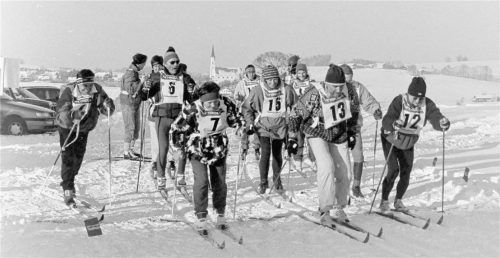 Gesundheit und Sport vereinte vor 25 Jahren der Krankenhausskilanglauf.Foto bauer