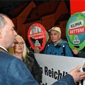 Proteste beim Aiwanger-Besuch