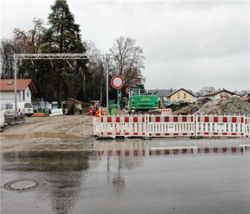 Im neuen Wohngebiet „Nördlich der Kreisstraße“ laufen derzeit die Erschließungsarbeiten.