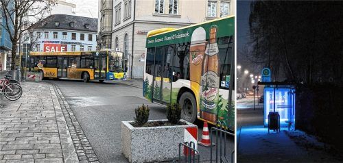 In den vergangenen Wochen wartete man in Rosenheim mancherorts vergeblich, dass ein Bus kommt (Symbolbild) - inzwischen ist die Situation wieder besser geworden und auch langfristige Lösungen sollen in Sicht sein. Foto Montage: dpa/picture alliance/Fabian Strauch/Baumeister