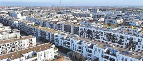 In München (hier das Neubaugebiet Messestadt Riem) werden wieder mehr Immobilien gekauft. Foto IMAGO/Sven Simon