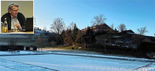 In seinem Gutachten ermittelte Bäderexperte Karl-Erwin Lutz (kleines Foto) einen Investitionsbedarf von einer Million Euro, um die Badestelle Kaltenbrunn als öffentliches Bad weiterhin betreiben zu können. Foto Gerlach