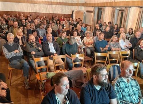 Interessiert lauschten die Gäste der Vorstellung der Ergebnisse der Bürgerwerkstatt im vergangenen Oktober.