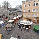 Verwunderung am Grünen Markt