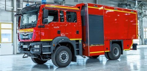 Mit einem neuen Gerätewagen Logistik wird die Feuerwehr Eggstätt ausgestattet. Die Gemeinde zahlt dafür mehr als 450.000 Euro. Foto Schmitz Feuerwehrtechnik