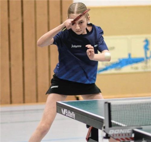 Mit einer starken Leistung rettete Johanna Lex dem ASV Eggstätt das Unentschieden.Foto Gerhard Erlich