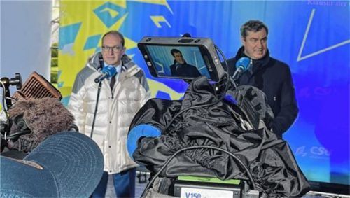 Mit Statements von Alexander Dobrindt (links) und Markus Söder startet die Klausur am Dreikönigstag.Foto Kas