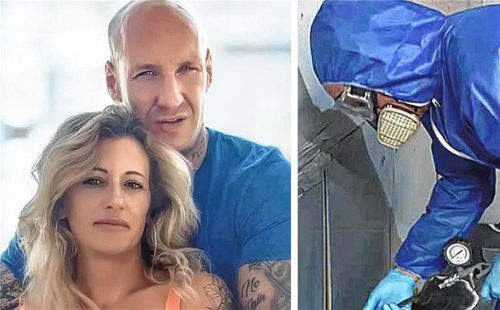 Monika und Pit Kraus aus Kolbermoor haben sich auf die „härtesten Fälle“ spezialisiert. Tatortreinigung, Entrümpelung von Messie-Wohnungen bis hin zur Schimmelentfernung gehören zu ihrem beruflichen Alltag.Foto : Gebäudemanagement Kraus
