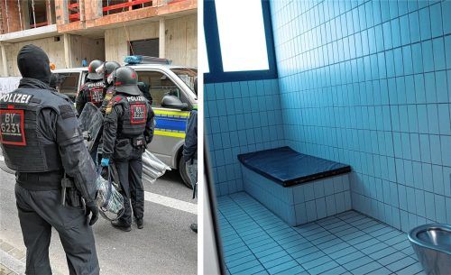 Nach einer Hausbesetzung im April 2023 wurden drei Aktivisten festgenommen. Auf der Wache mussten sie sich bis auf die Unterwäsche ausziehen – jetzt haben sie Klage eingereicht. Fotos Wildauer/DPA
