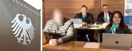 Nun spricht der Bundesgerichtshof: Sebastian T. und seine Verteidiger Harald Baumgärtl, Dr. Markus Frank und Regina Rick hatten Revision eingelegt. Fotos dpa/Weiser