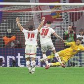 Sesko knallt Leipzig weiter