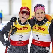 Langlauf-Duo aus Oberstdorf auf dem Podest