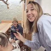 Friseurin Preuß rasiert die Coaches