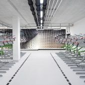 Luxus-Parkhäuser für Fahrräder